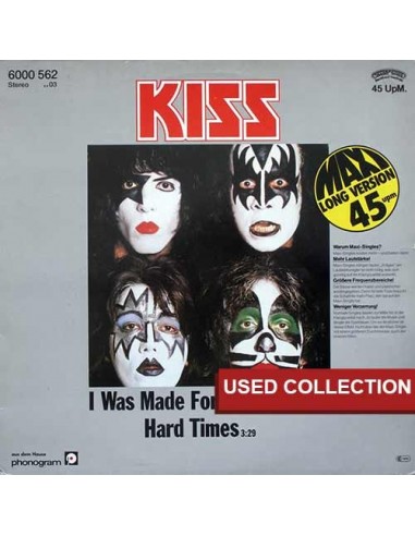 Kiss - I Was Made For Loving You (maxi single)